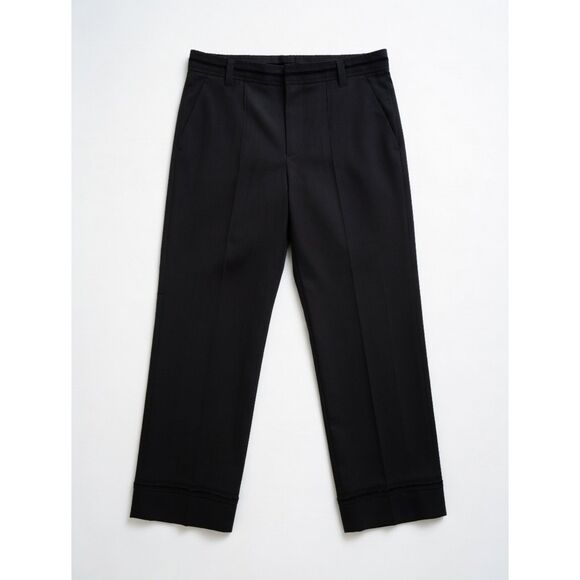 Marc Jacobs Pants - Marc Jacobs Designer Trousers Pants Black Cropped Tuxedo Trim Sz 10 Retail $495
